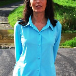 Long Sleeve Shirt - Fabric Buttons - UPF 50+